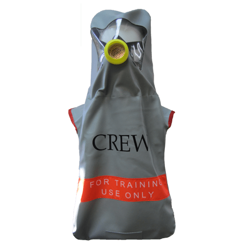 Crew PBE vest marked "FOR TRAINING USE ONLY"